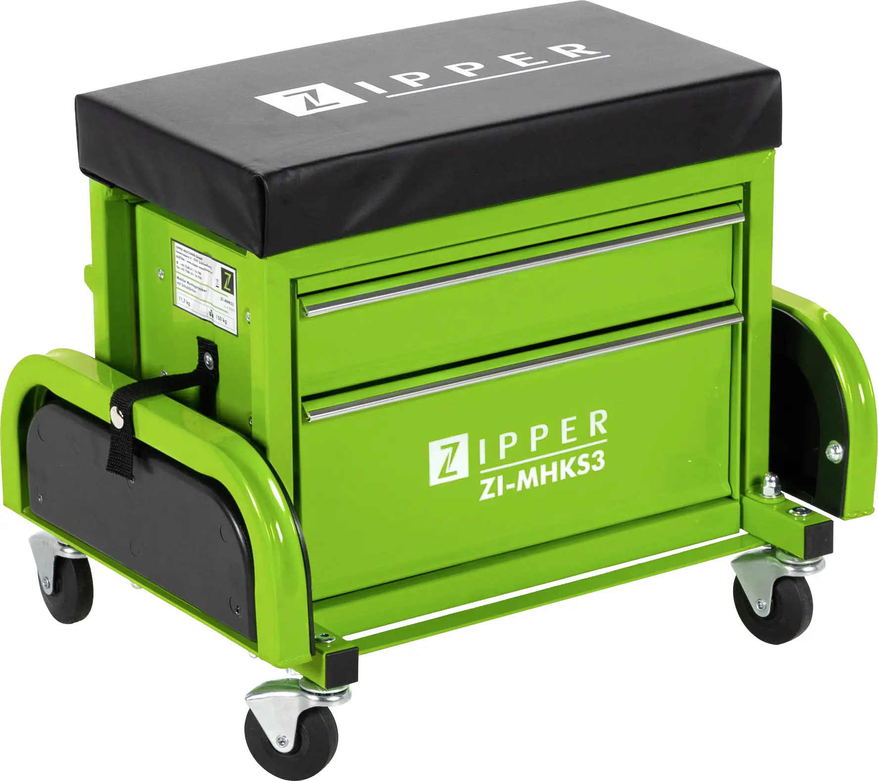 Zipper Mobiler Montagehocker ZI-MHKS3 665 x 420 x 404 mm 150 kg