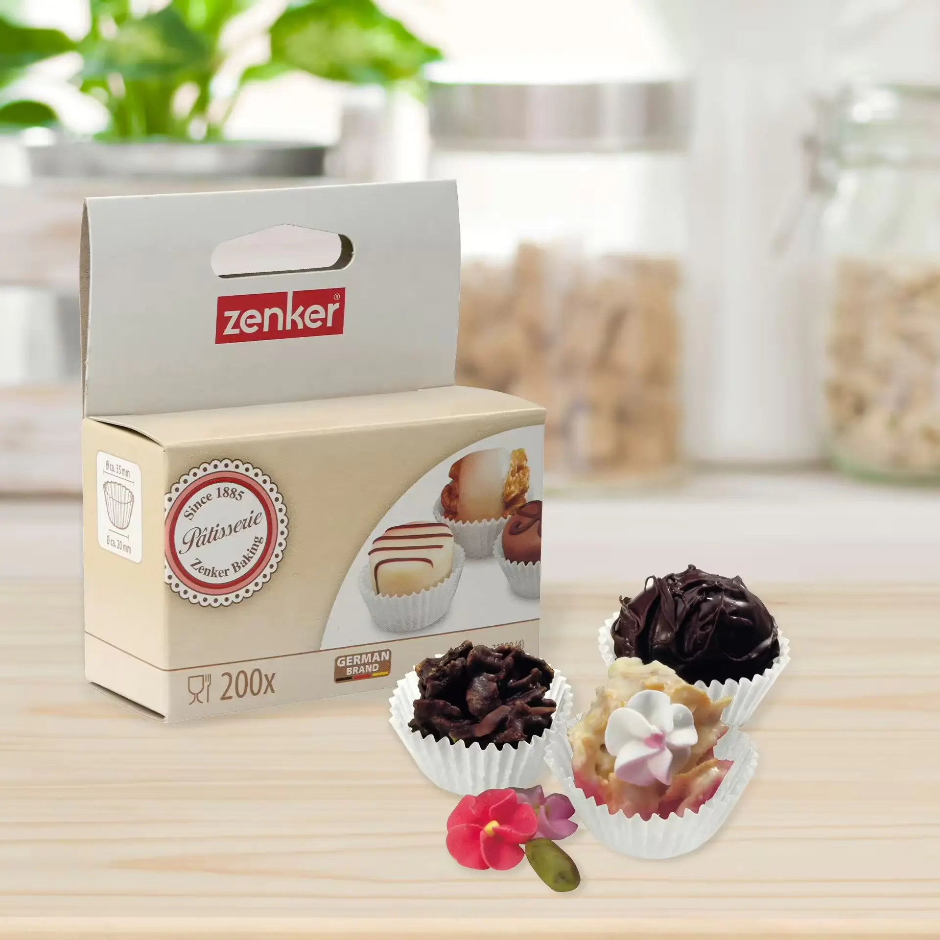 Zenker Papier-Pralinenförmchen 200 Stück