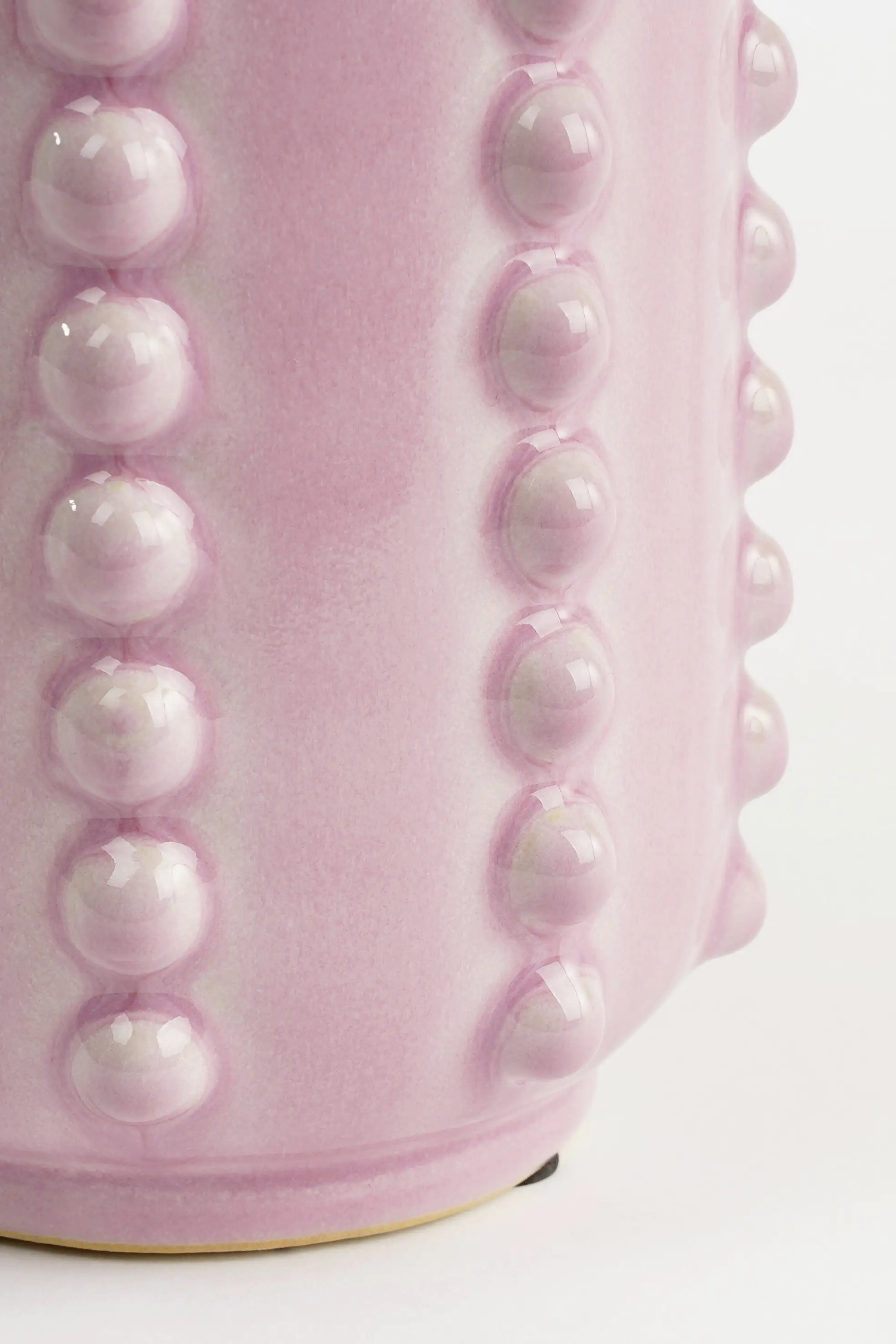 Mica Vase Boaz lila Keramik 30 x 11 cm