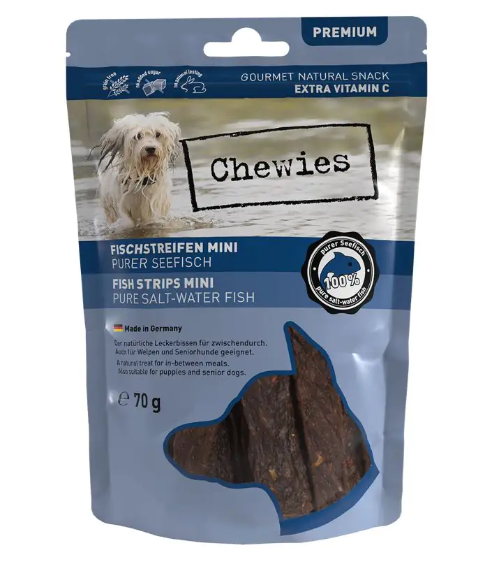 Chewies Fischstreifen Mini Seefisch 70g