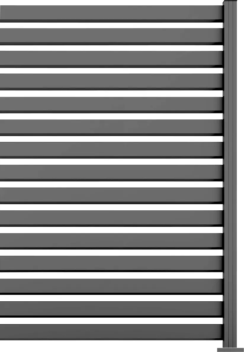 Ambiente Alu-Zaun Erweiterungsset Rhombus MAXI 187 x 124.2 cm grau Ambiente Alu-Zaun Erweiterungsset Rhombus MAXI 187 x 124.2 cm grau