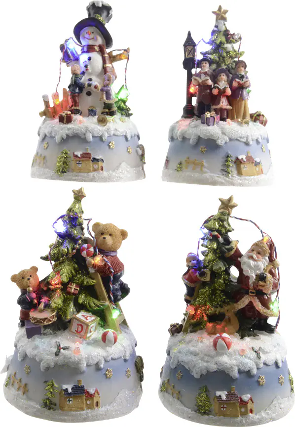 Kaemingk LED Weihnachtsmotive Rundkulisse 10,5 x 9 x 5,5 cm bunt