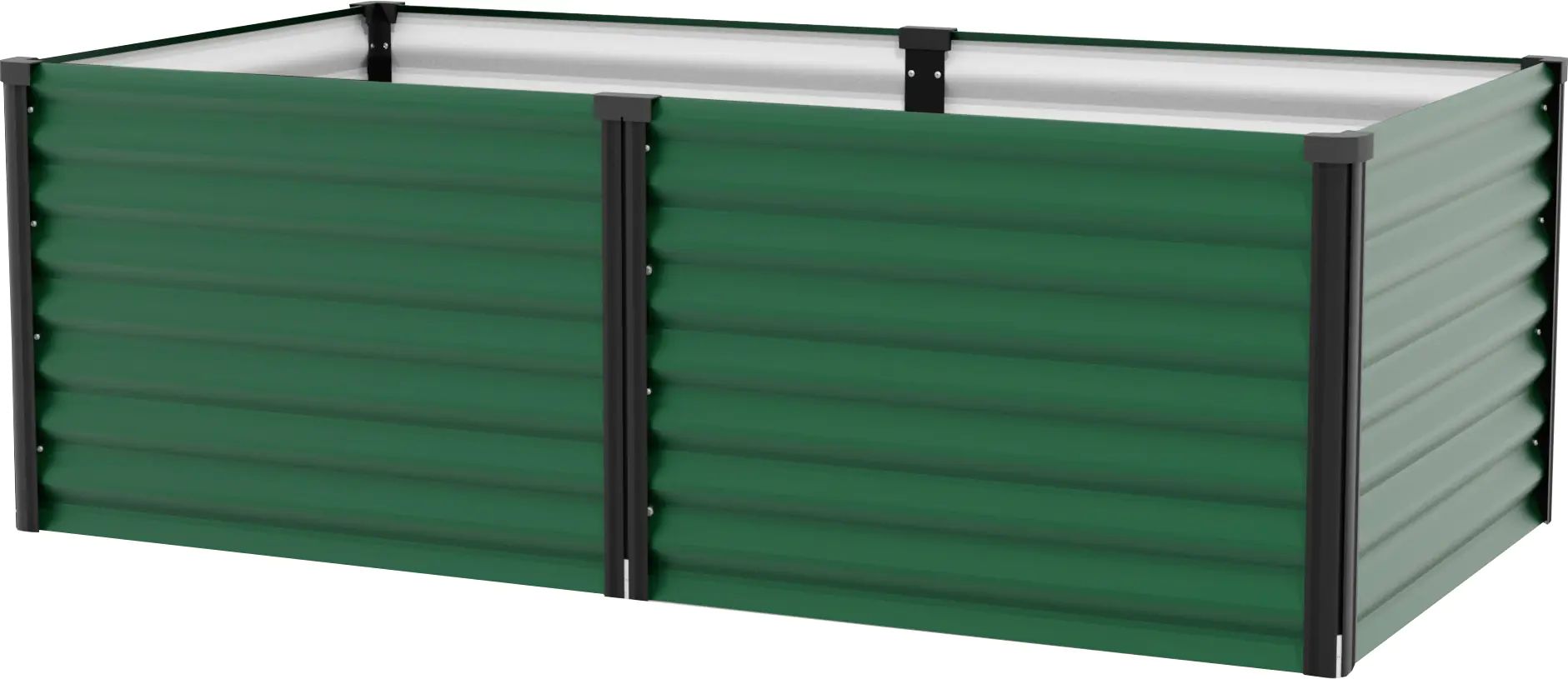 Vitavia Hochbeet Meta 630 seegras/schwarz 1,88 x 0,96 x 0,63 m