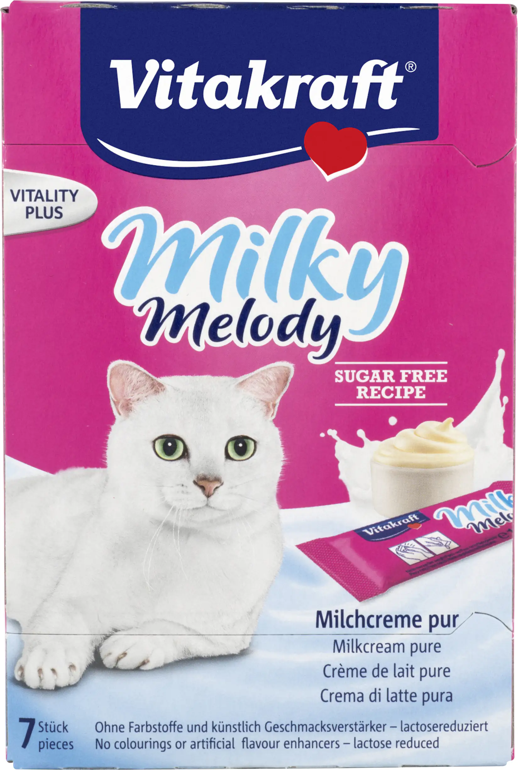 Vitakraft Milky Melody Pur 7 Stück / 70 g Vitakraft Milky Melody Pur 7 Stück / 70 g