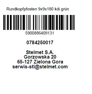 Rundkopfpfosten 180 cm, 90 x 90 mm, kesseldruckimprägniert