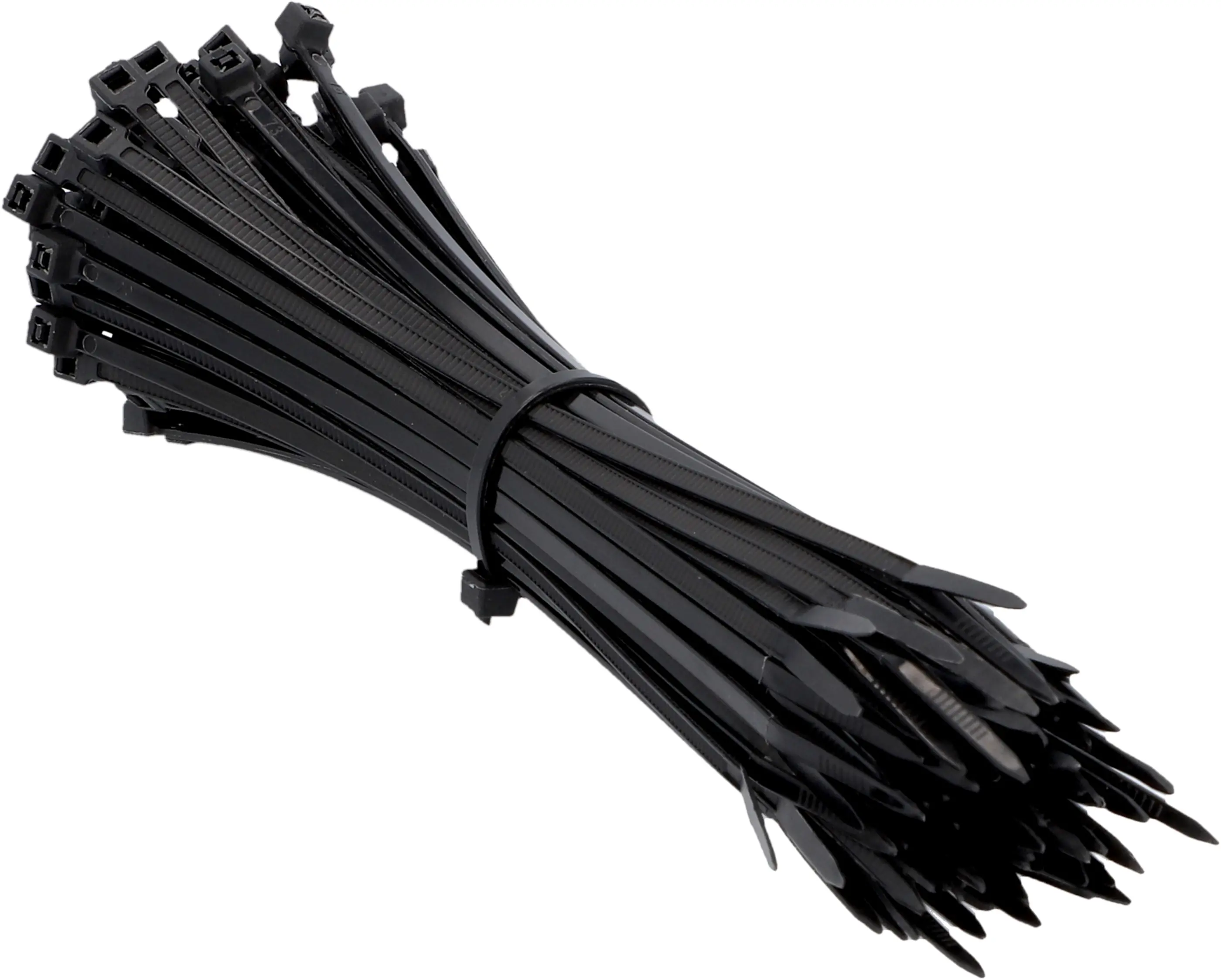 Unitec Kabelbinder 15 cm schwarz 100 Stück