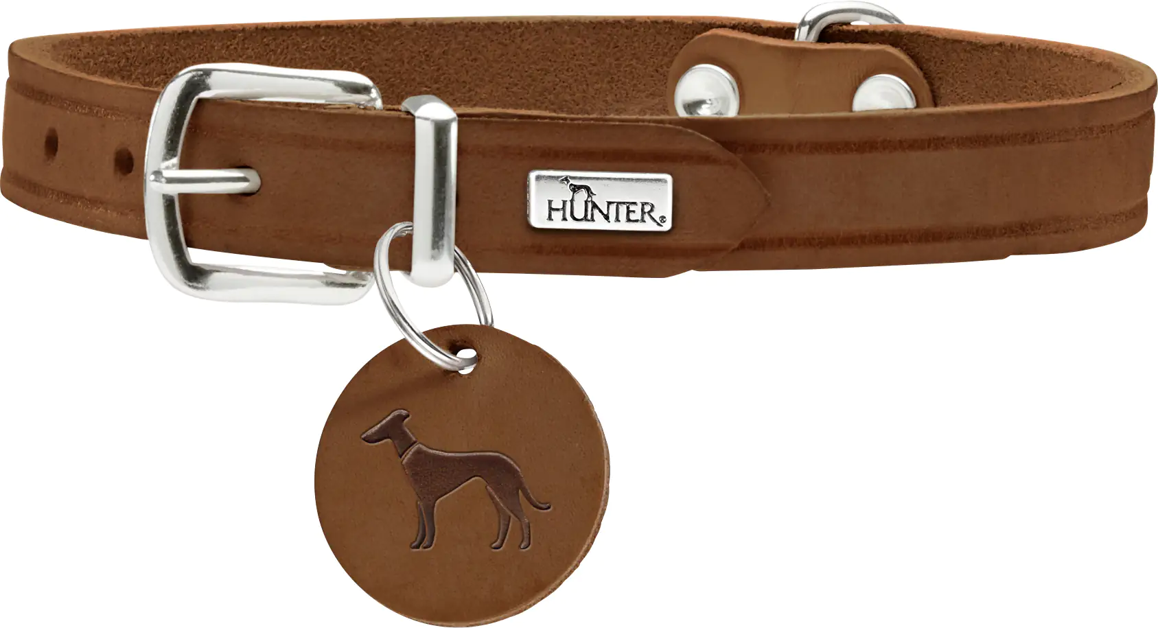 4016739660596 Hundehalsband Aalborg 60 cm , cognac