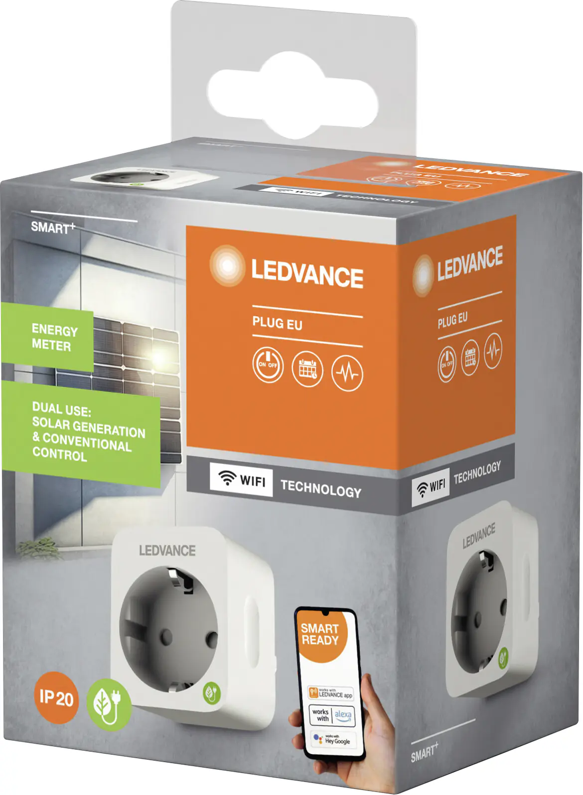 Ledvance EU-Stecker Smart + Wifi Solar Plug weiß