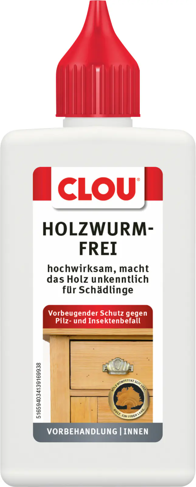 Clou Holzschutz Holzwurmfrei 100 ml
