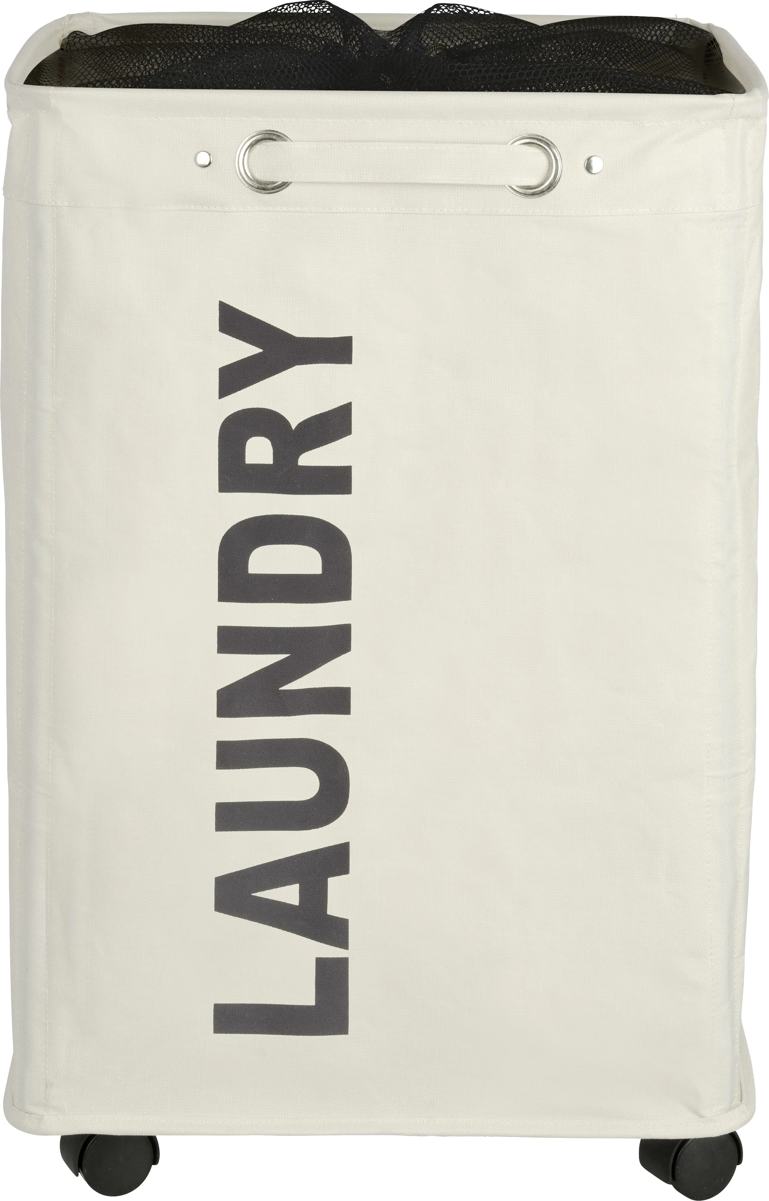 Wenko Wäschesammler Quadro 79 l, beige