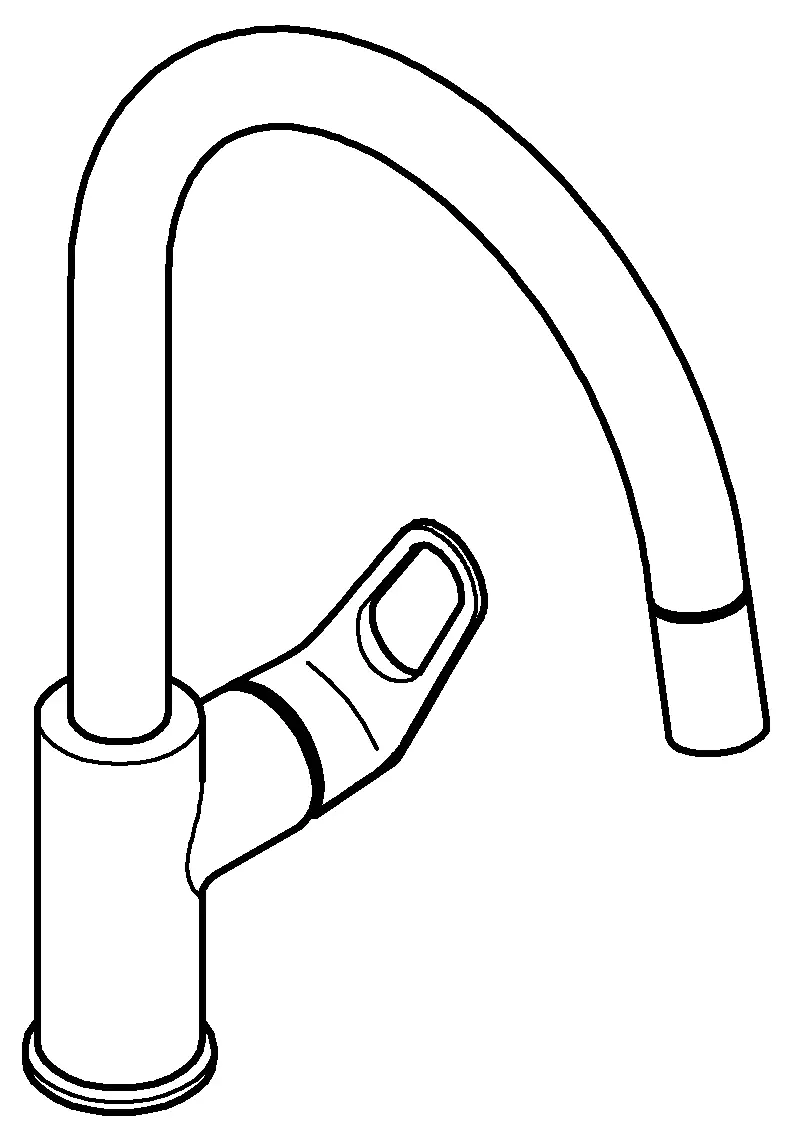 Grohe Küchenarmatur Start Flow verchromt mit herausziehbarer Brause Grohe Küchenarmatur Start Flow verchromt mit herausziehbarer Brause