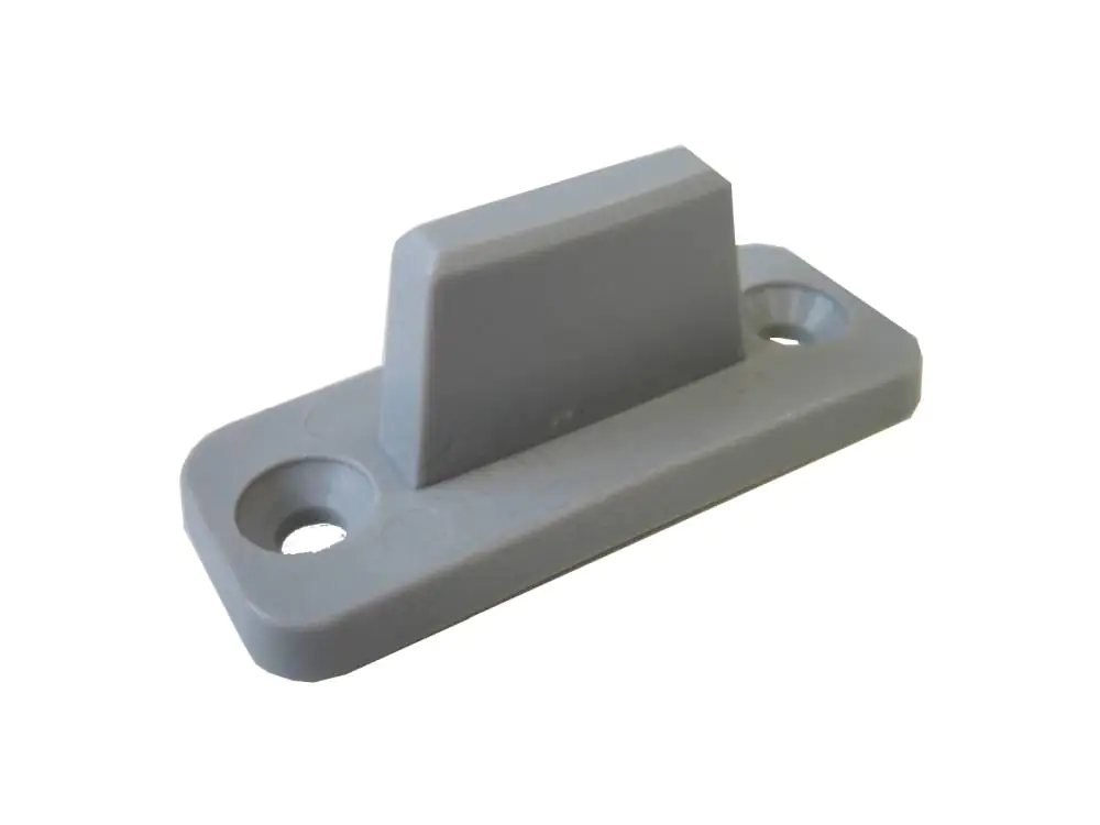 Hettich Gleiter für Bodenführung grau Kunststoff, 3 Stück