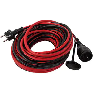 Verlängerungskabel Außen Safeline 10 m H05RR-F 3G1,5 mm², rot schwarz Verlängerungskabel Außen Safeline 10 m H05RR-F 3G1,5 mm², rot schwarz