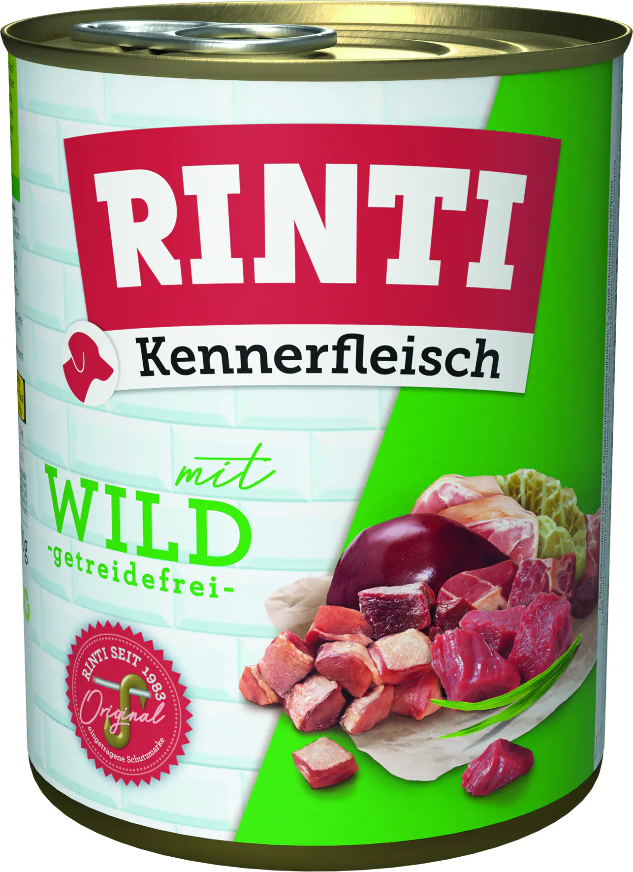 Rinti Kennerfleisch Hundenassfutter Adult 800 g Wild bei Kartonabnahme Rinti Kennerfleisch Hundenassfutter Adult 800 g Wild bei Kartonabnahme