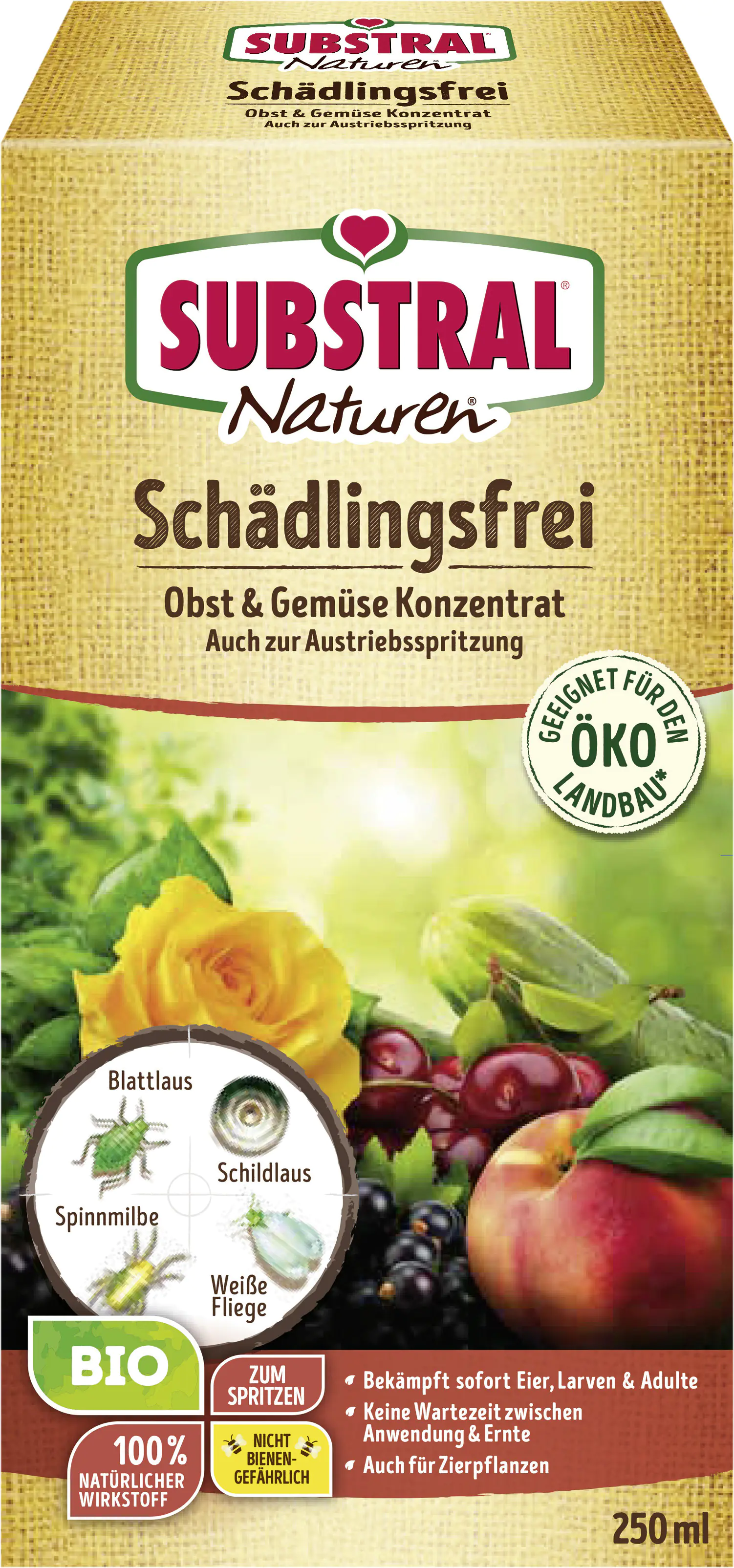 Naturen Bio Schädlingsfrei Obst & Gemüse 250 ml