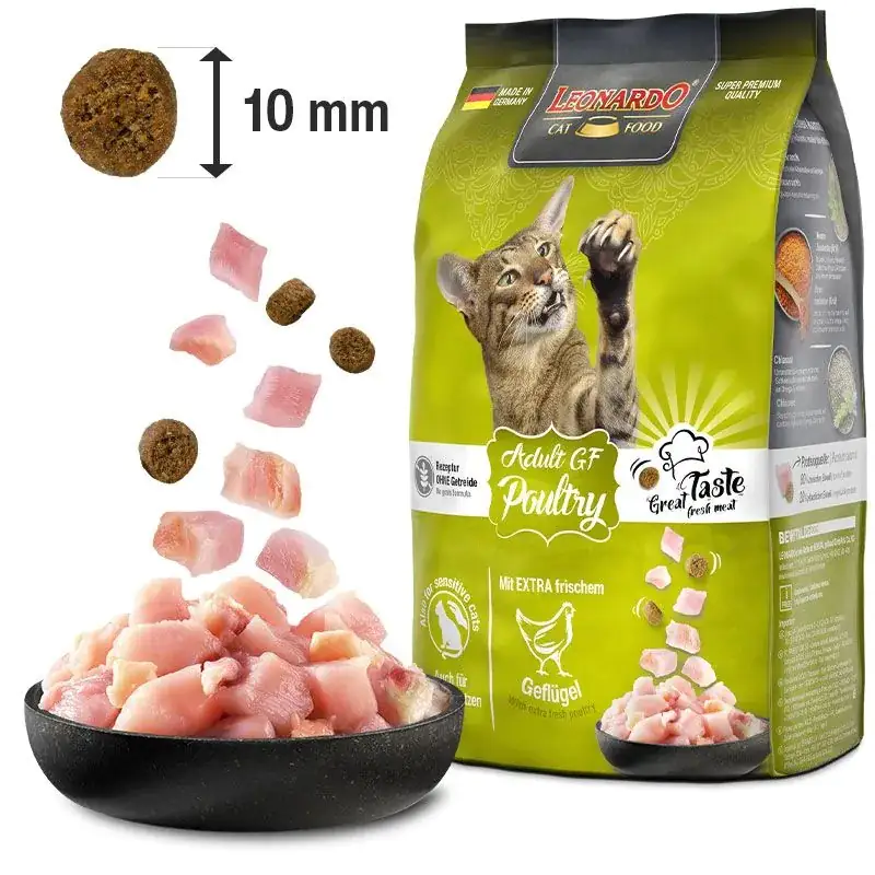 Leonardo Katzentrockenfutter  Leo Ad GF Geflügel 300 g Leonardo Katzentrockenfutter  Leo Ad GF Geflügel 300 g