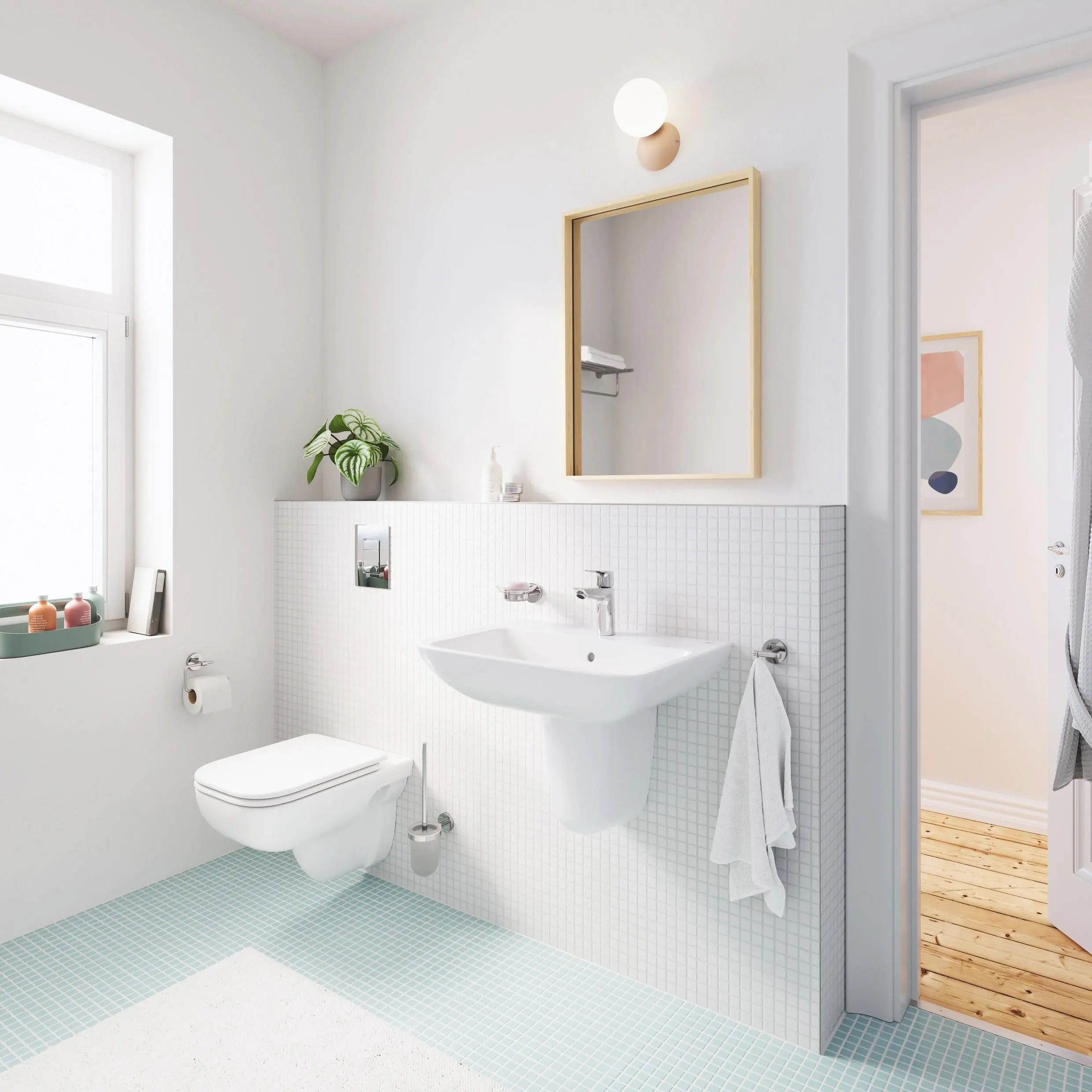 Grohe Keramik Waschtisch 60 cm Start Edge weiß Grohe Keramik Waschtisch 60 cm Start Edge weiß