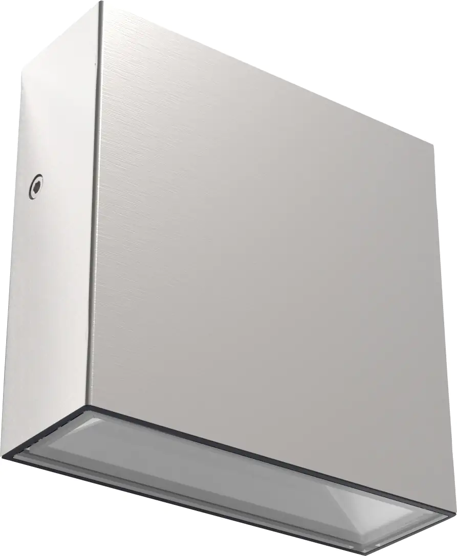 Lutec LED Außenwandleuchte Gemini XF Edelstahl IP54