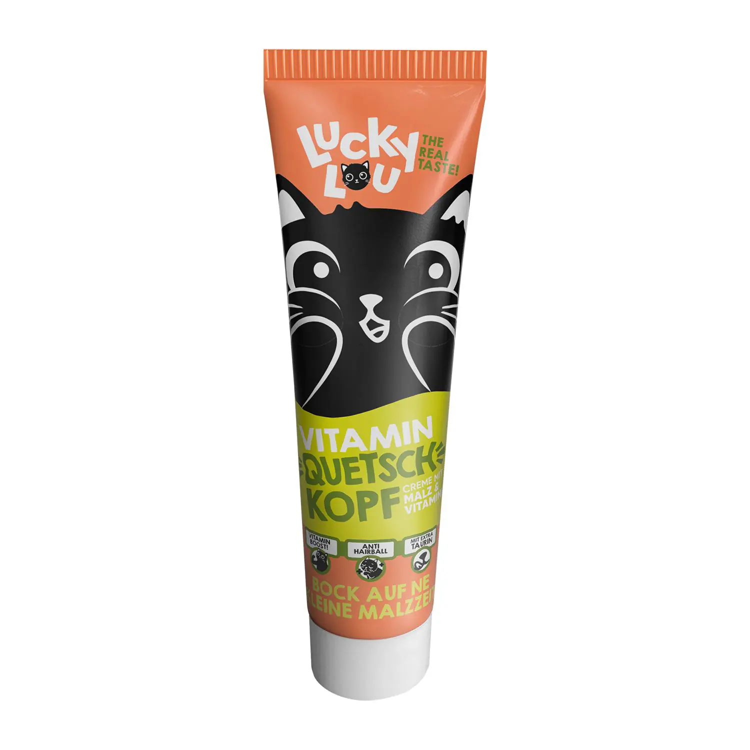 Lucky Lou Quetschkopf Katzensnack getreidefrei Adult 100 g Malz & Vitamine