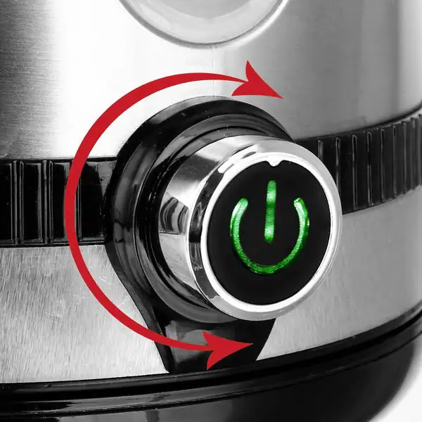 Emerio Wasserkocher WK-1246581, 1,7 Liter, 2200 Watt, edelstahl