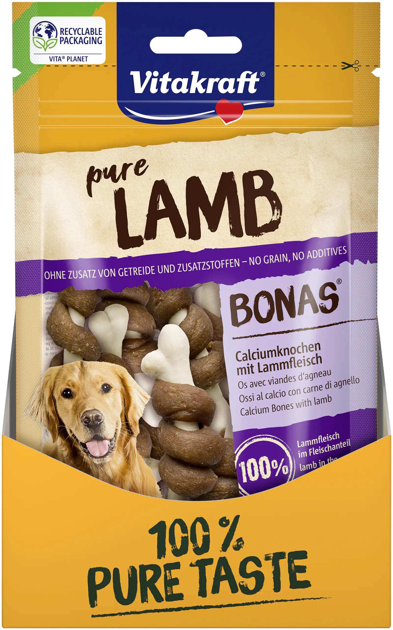 Vitakraft LAMB Bonas® Calciumknochen Lamm 80 g Vitakraft LAMB Bonas® Calciumknochen Lamm 80 g