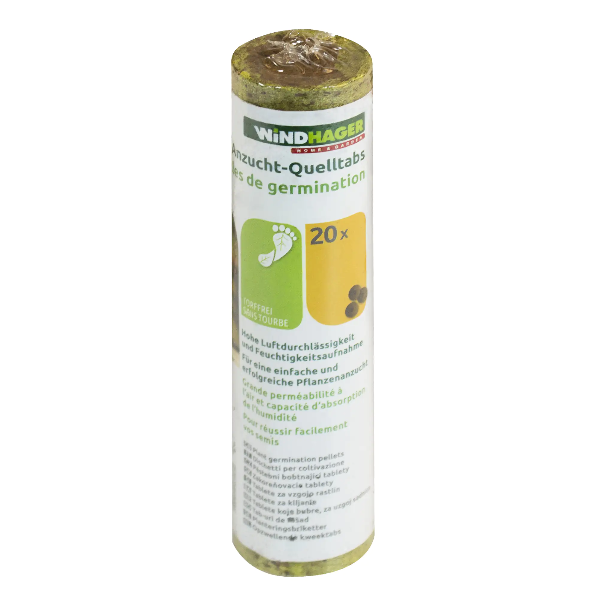9003117068513_4 Windhager Kokosquelltabs 3,5 cm, 20 Stück