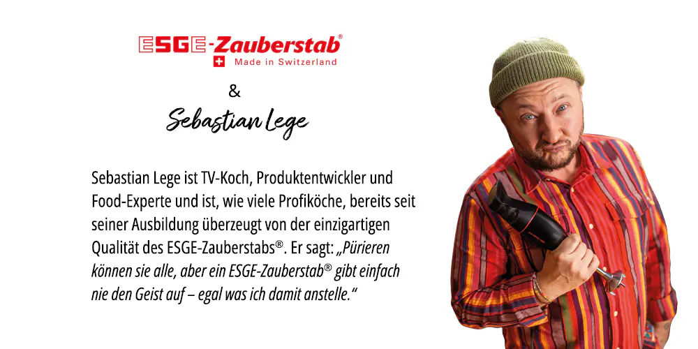 Esge Zauberstab E 120 Select weiß 120 Watt, Spiralkabel, 2 Schaltstufen