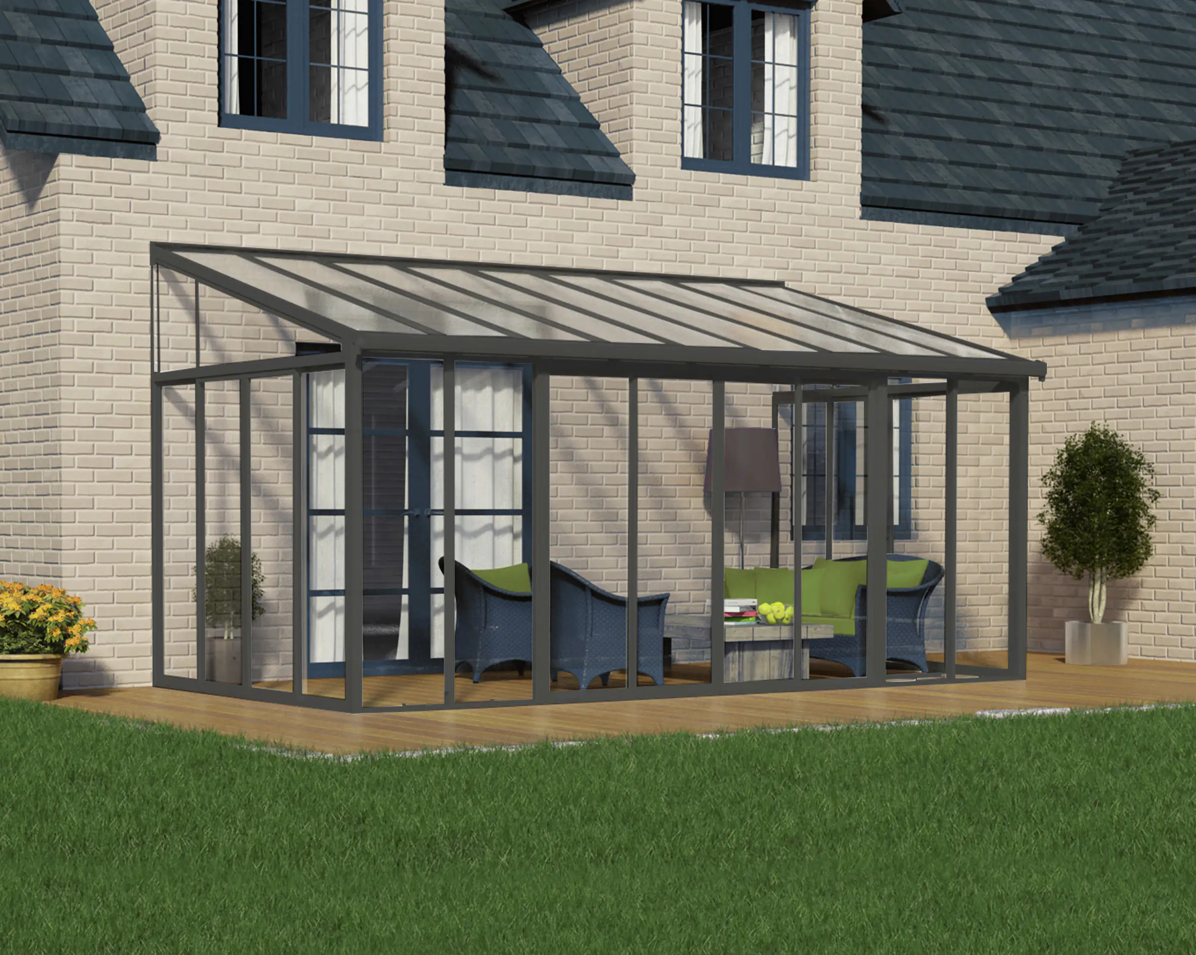 Canopia Wintergarten SanRemo 3x5.46 546 x 294-300 x 289-310 cm (BxTxH) Canopia Wintergarten SanRemo 3x5.46 546 x 294-300 x 289-310 cm (BxTxH)