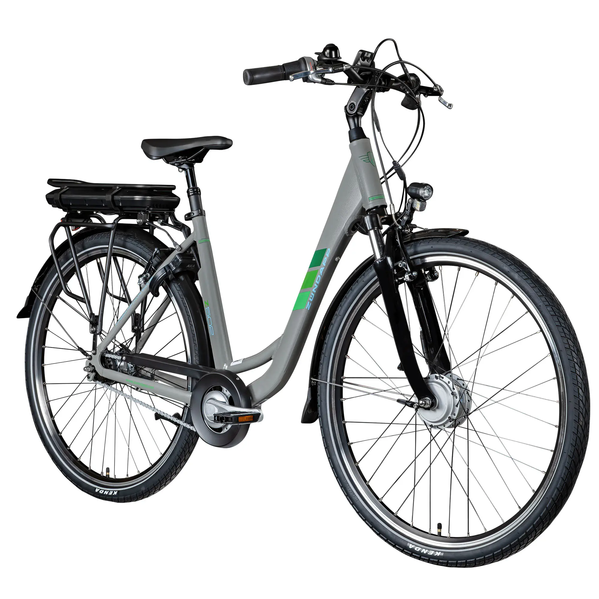 Zündapp E-Bike Z502 City 28 Zoll 7-Gang 522 Wh grau grün Zündapp E-Bike Z502 City 28 Zoll 7-Gang 522 Wh grau grün
