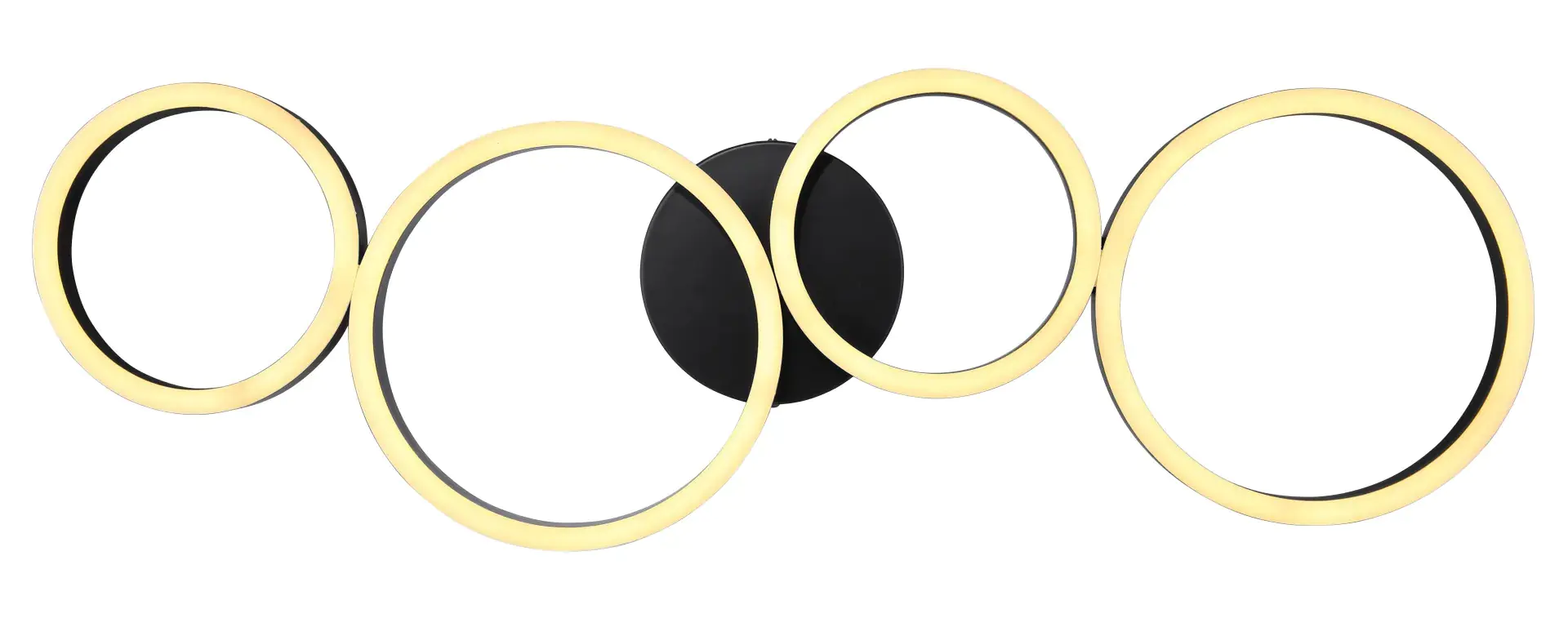 Globo Lighting LED Deckenleuchte Venosa 88,5 cm, schwarz