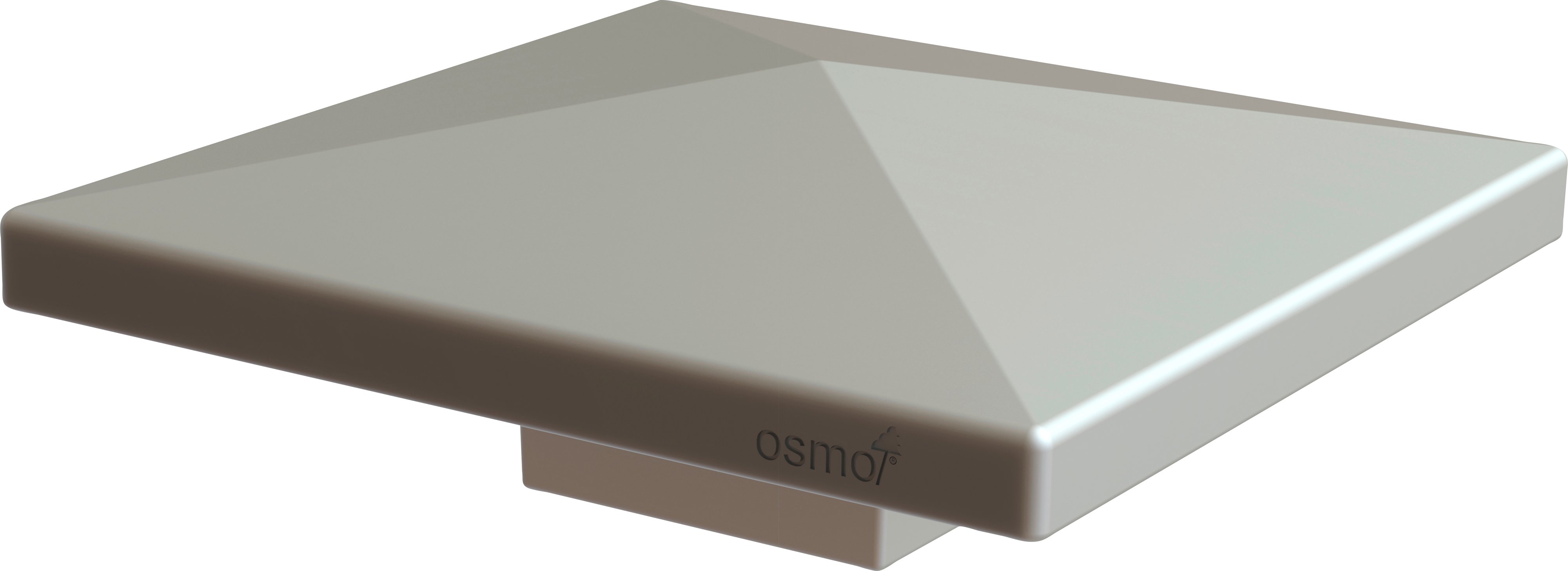 Osmo Pfostenkappe für Alupfosten 11,8 x 11,8 cm (B x H), Alu pulverbeschichtet