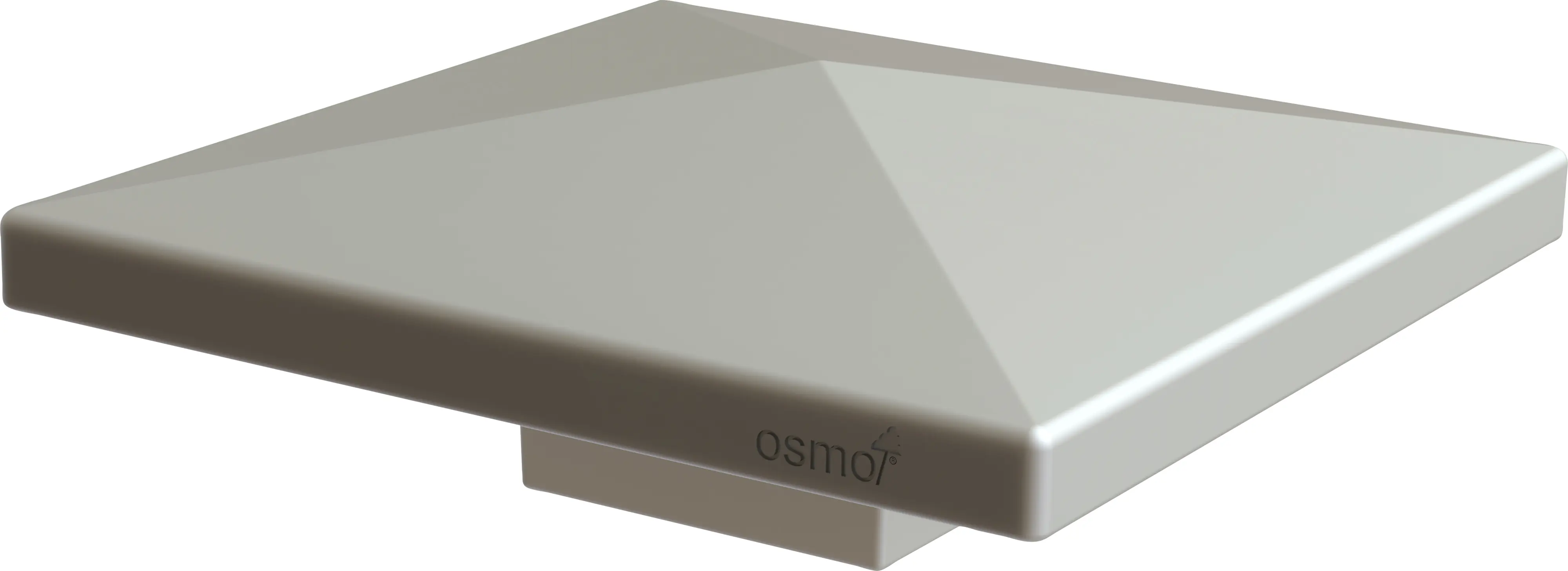 Osmo Pfostenkappe für Alupfosten 11,8 x 11,8 cm (B x H), Alu pulverbeschichtet