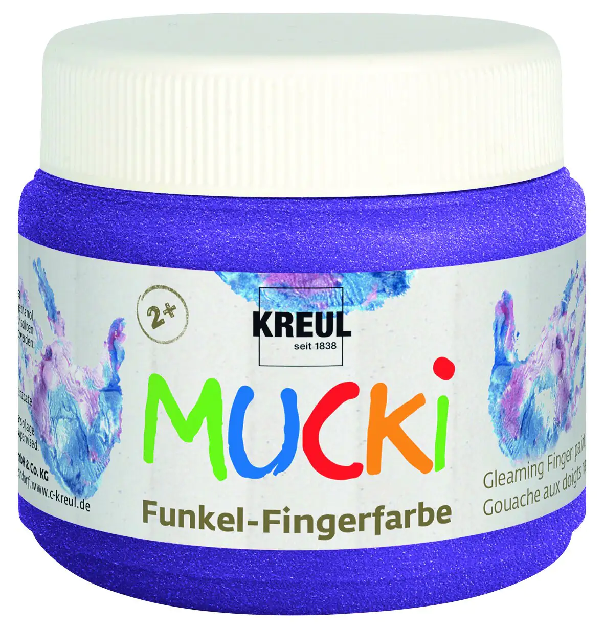 Kreul Mucki Funkel-Fingerfarbe zauberlila 150 ml Kreul Mucki Funkel-Fingerfarbe zauberlila 150 ml