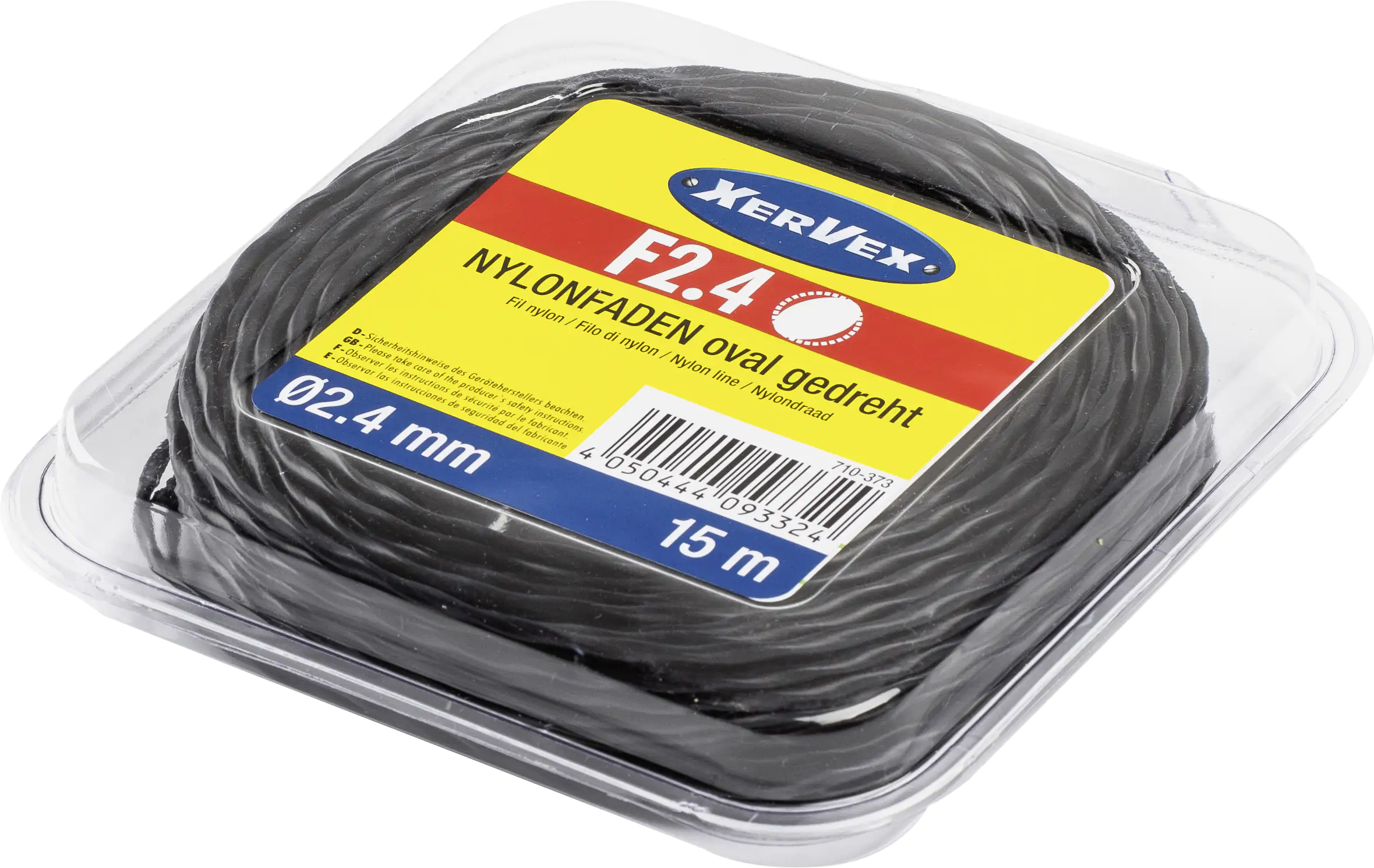 Nylonfaden F2.4 oval 2,4 mm 15 m