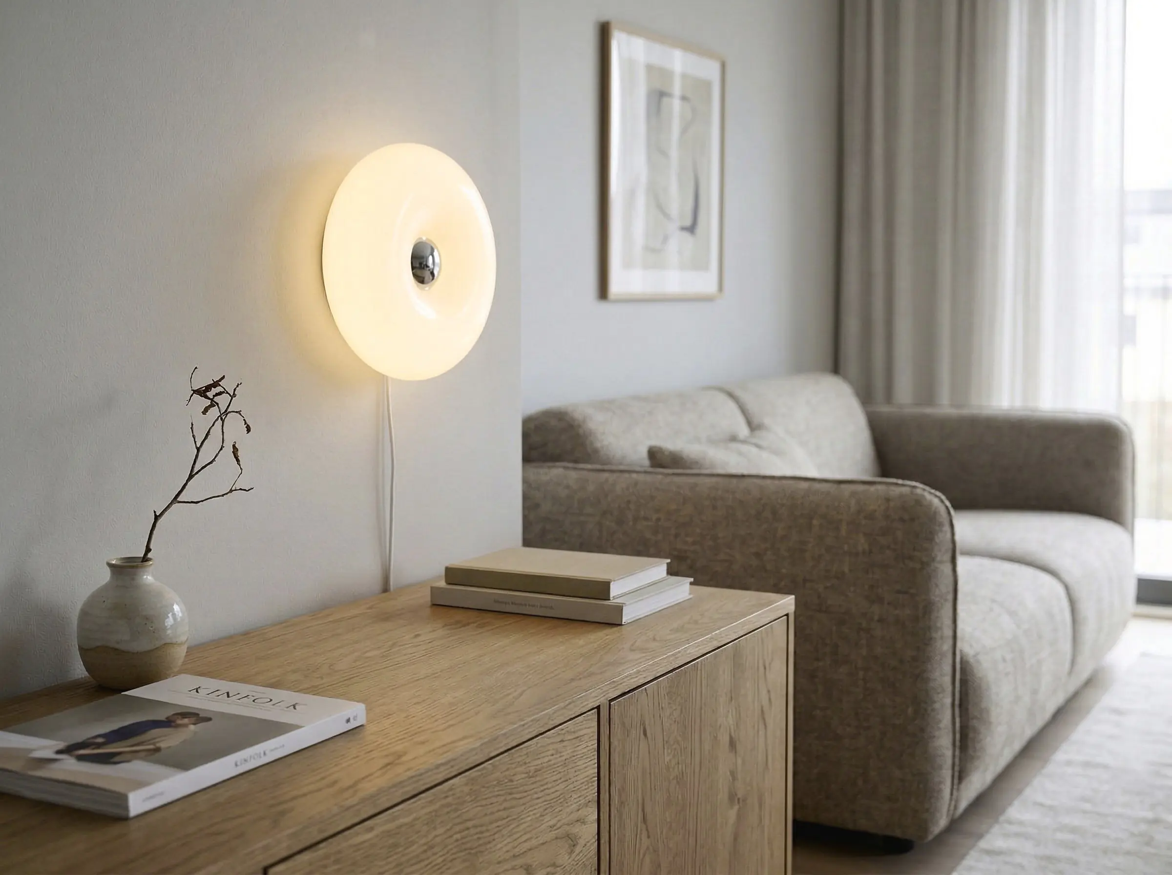 Eglo LED-Tischleuchte Basile Ø 30 cm weiß warmweiß 