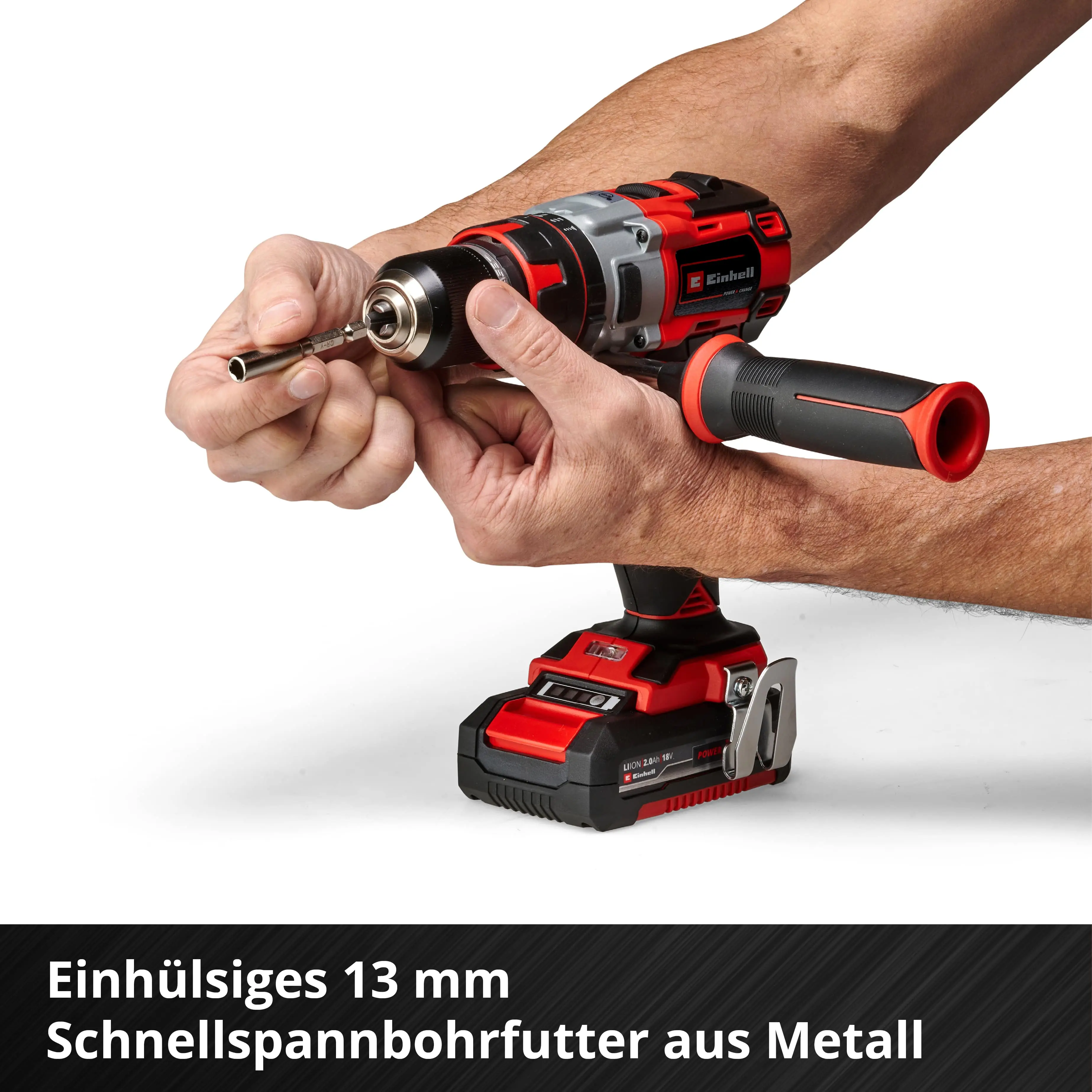 Einhell Professional Akku-Schlagbohrschrauber TP-CD 18 Li-i BL Set 2 Ah Einhell Professional Akku-Schlagbohrschrauber TP-CD 18 Li-i BL Set 2 Ah