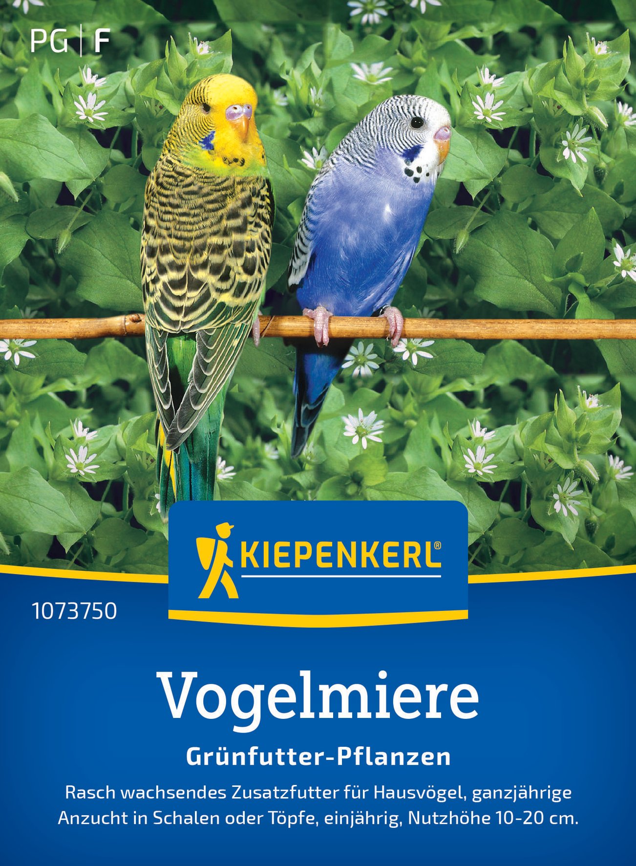 Kiepenkerl Rasensamen Vogelmiere Frischgrün-Futter für ca. 1 m²