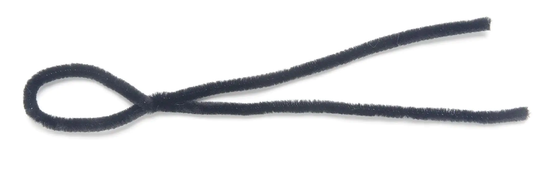 Glorex Biegeplüsch schwarz 10 Stück