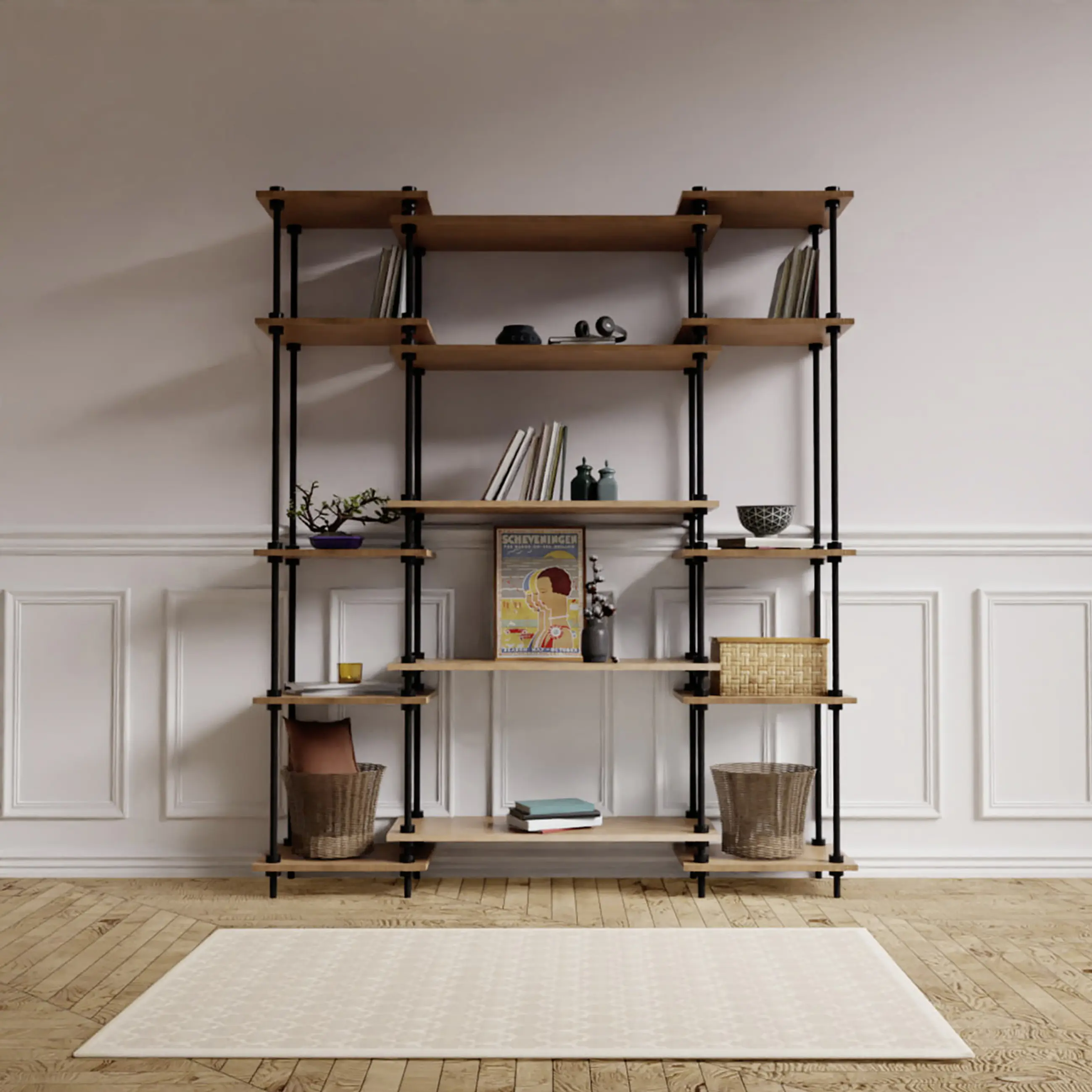 Ar Shelving Standregal-Set Deco Nebraska 185 x 151 cm 600 kg