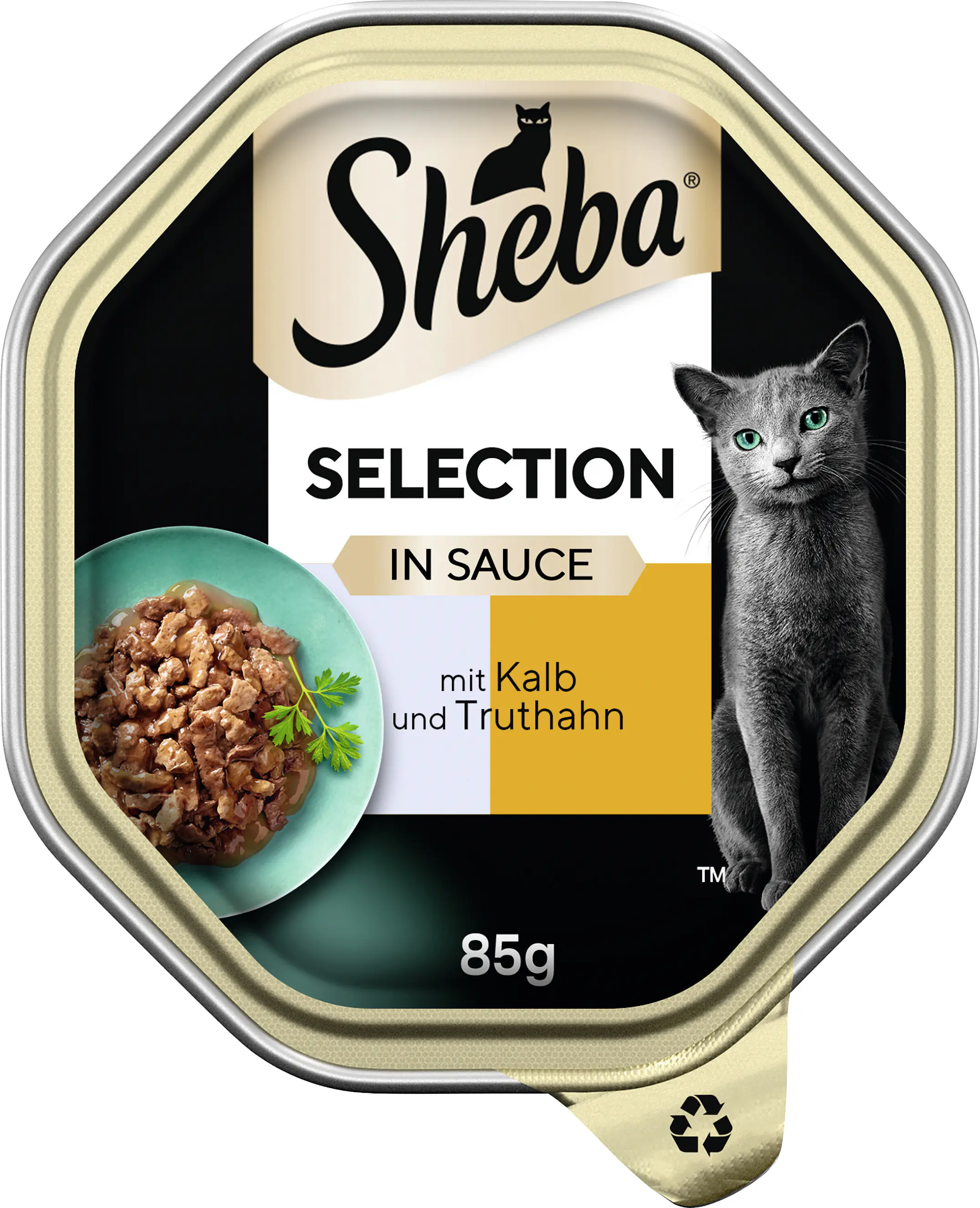 Sheba Selection in Sauce Katzennassfutter Adult 85 g Kalb & Truthahn
