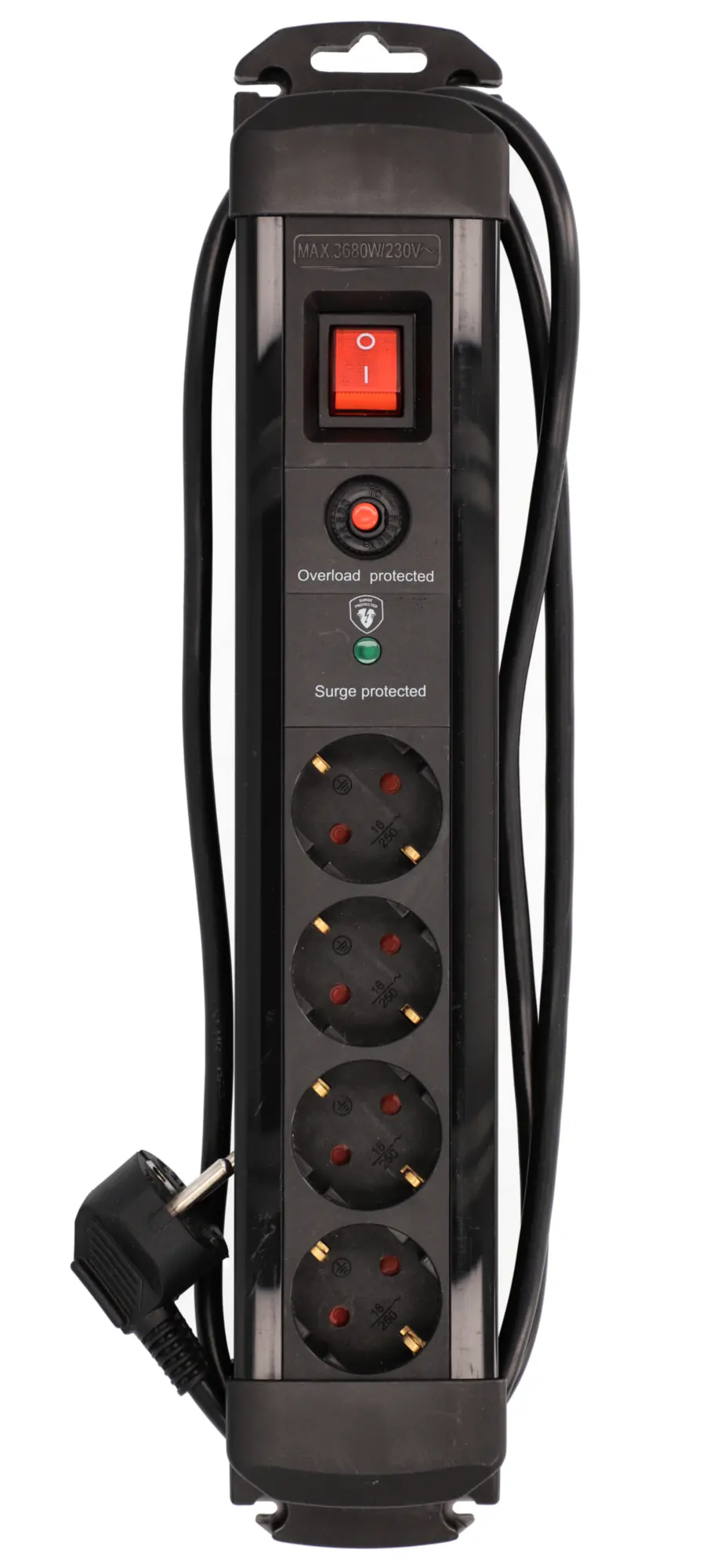 Unitec Tischsteckdose Workline 4-fach mit Schalter & Überspannungsschutz 2 m Unitec Tischsteckdose Workline 4-fach mit Schalter & Überspannungsschutz 2 m