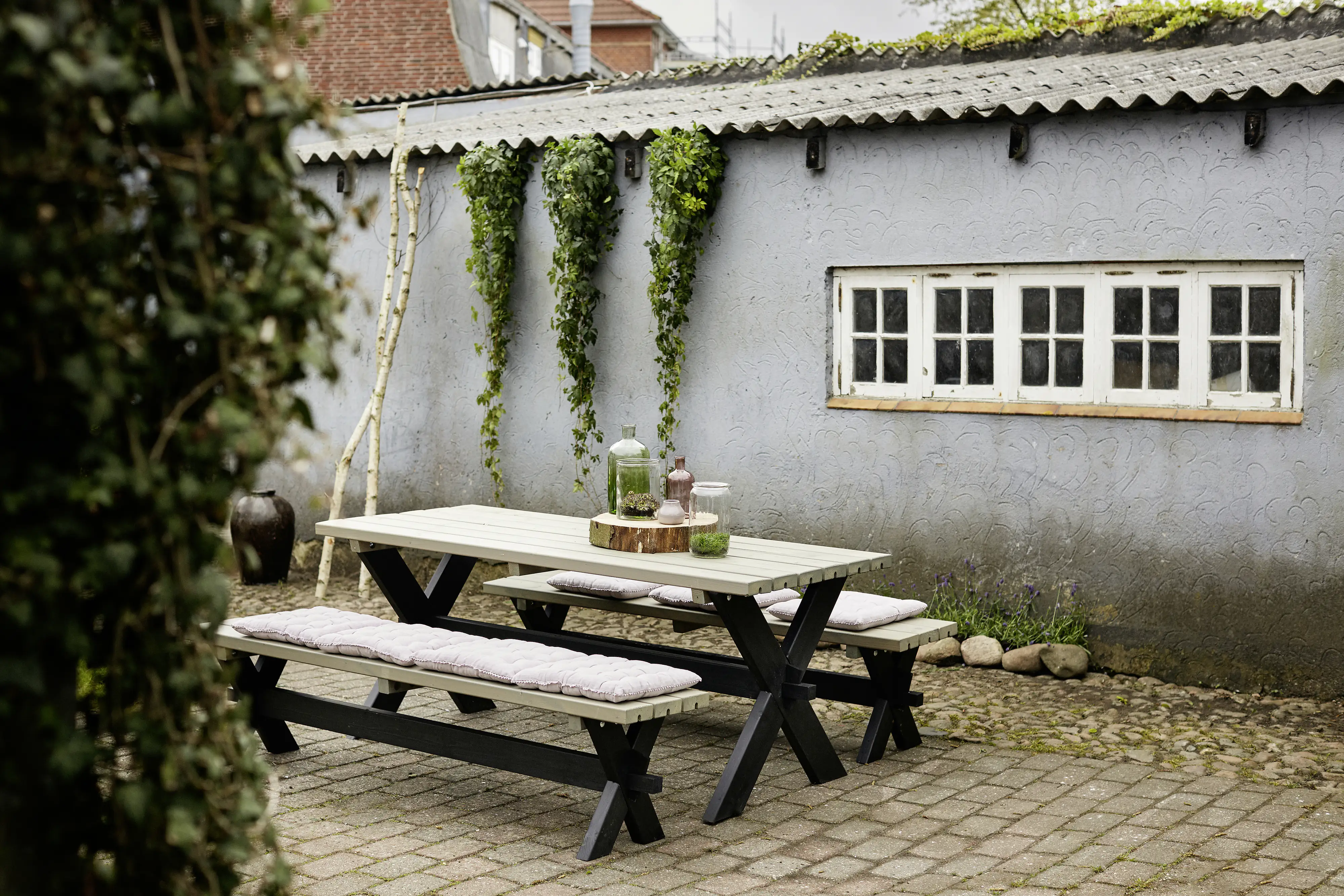 Plus Tisch Nostalgie 179x75x72cm schwarz graubraun rechteckig Plus Tisch Nostalgie 179x75x72cm schwarz graubraun rechteckig