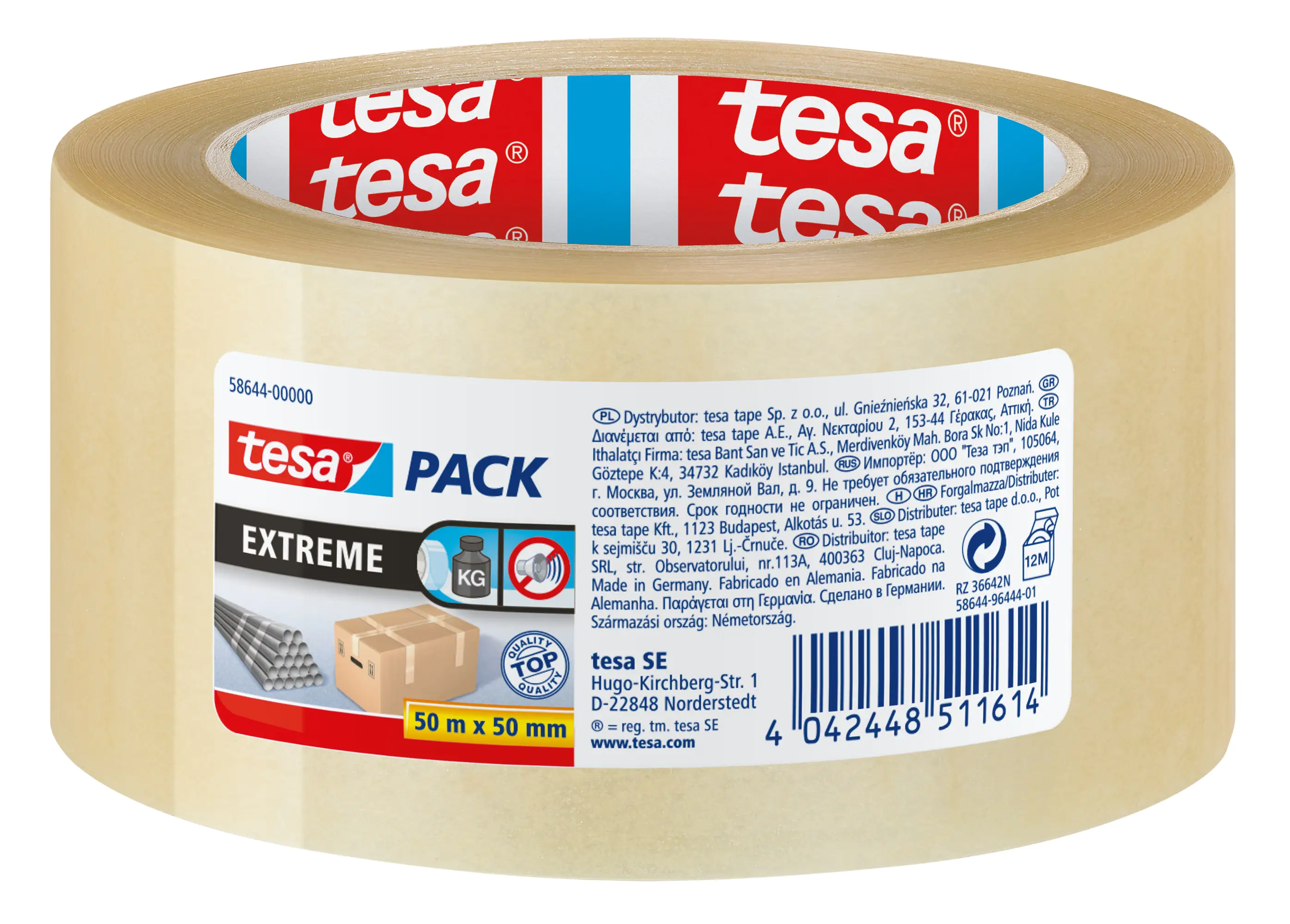 tesa Pack Extreme 50 m x 50 mm, transparent