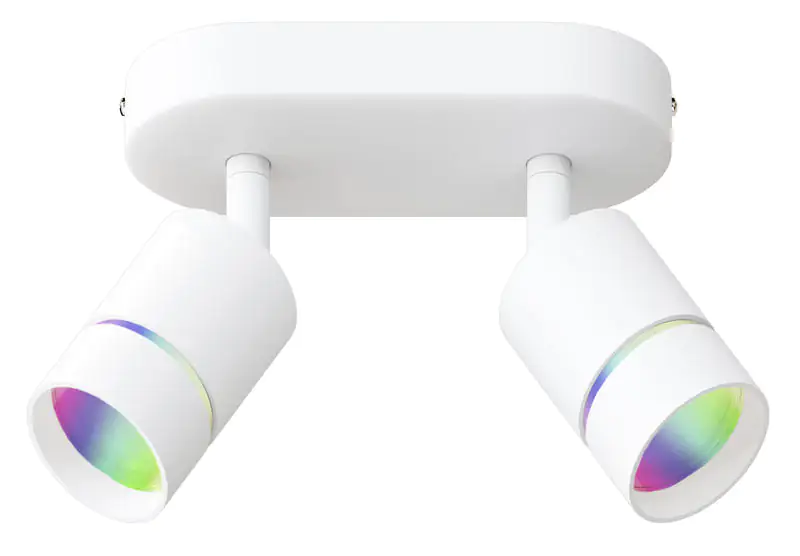 Müller Licht tint 2er LED Spot Nalo weiß 20 x 9 cm weiß RGBW Smart Home Müller Licht tint 2er LED Spot Nalo weiß 20 x 9 cm weiß RGBW Smart Home