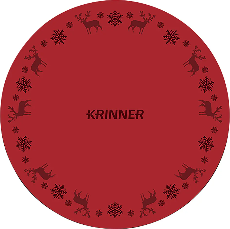 Krinner Weihnachtsbaumunterlage Ø 60 cm rot