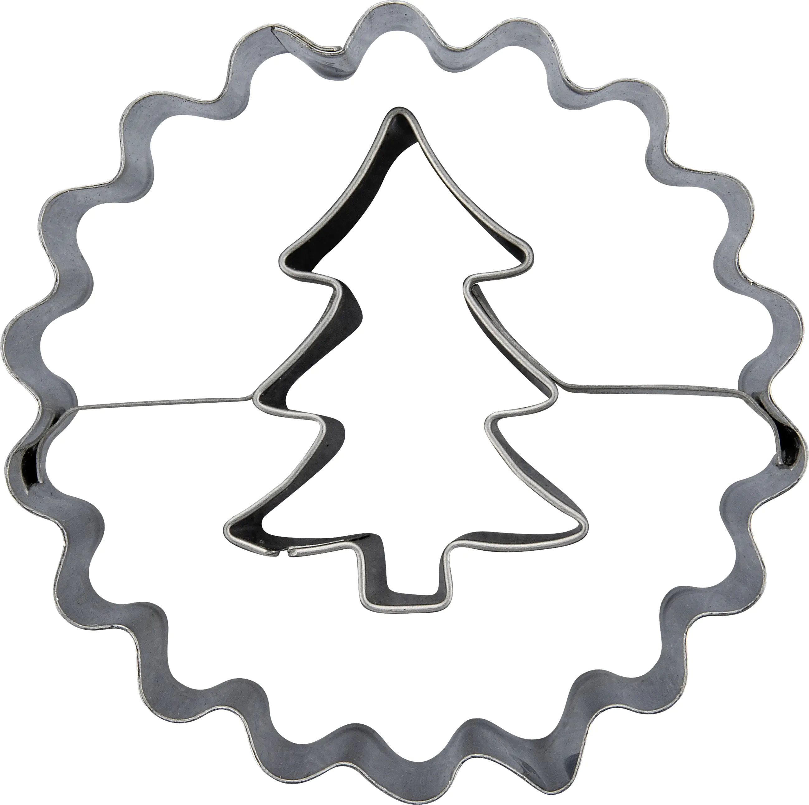 Zenker Ausstecher Linzer mit Tannenbaum