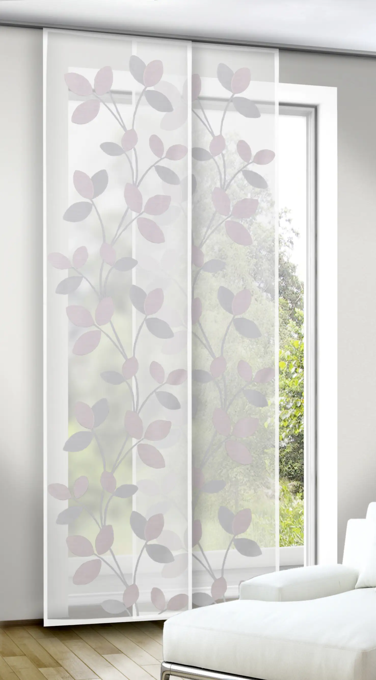 Neusser Collection Flächenvorhang Carina rose, 60 x 245 cm Neusser Collection Flächenvorhang Carina rose, 60 x 245 cm