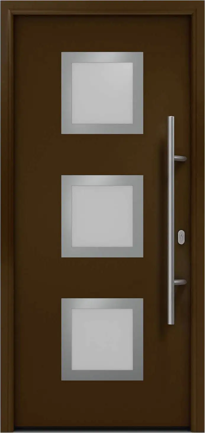 EcoStar Haustür ISOPRO IP 810S terrabraun 110 x 210 cm EcoStar Haustür ISOPRO IP 810S terrabraun 110 x 210 cm