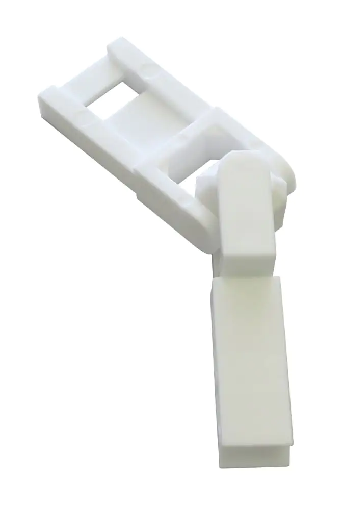 Gardinia Haken für Schräganlage weiß, 5-er Pack