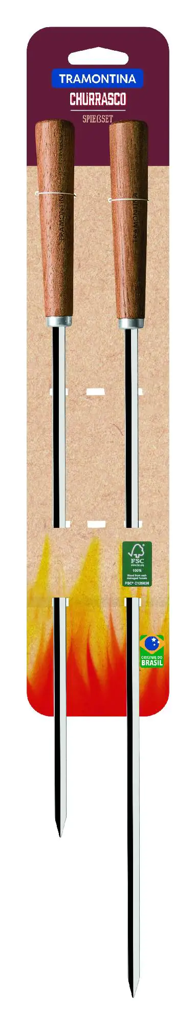 Tramontina Grillspieß Set 2-teilig